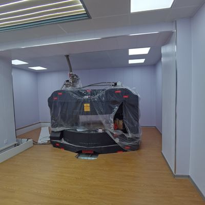 50DB غرفة حماية التصوير بالرنين المغناطيسي ثلاثية الطبقات من الدرجة A غرفة حماية النحاس المقاومة للحريق