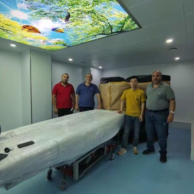 سعر جيد غرفة حماية التصوير بالرنين المغناطيسي قابلة للتخصيص مع مقاومة النار من الفئة A ، ونوافذ ثلاثية الطبقات ، وتثبيت مسبق الانترنت